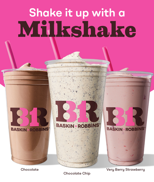 Milkshakes with ”Shake it up with a Milkshake''