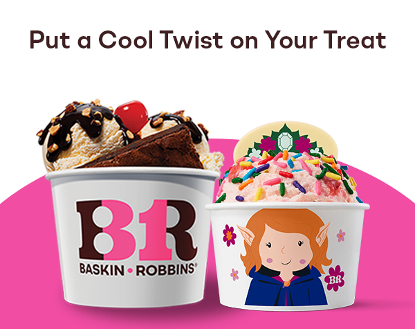 Brownie Sundae and Creature Creations® “Put a Cool Twist on Your Treat''