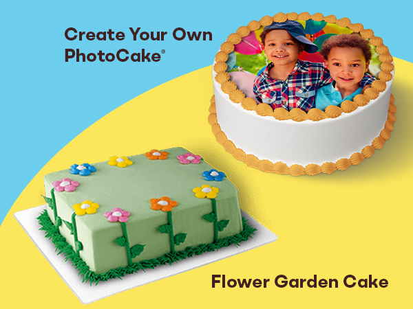 Other Spring Cakes (Create Your Own PhotoCake®, Flower Garden Cake)