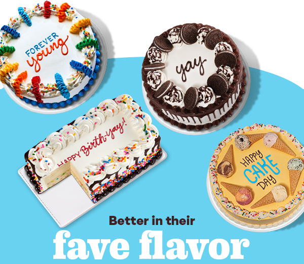 Custom Cakes “Better in their fave flavor”
